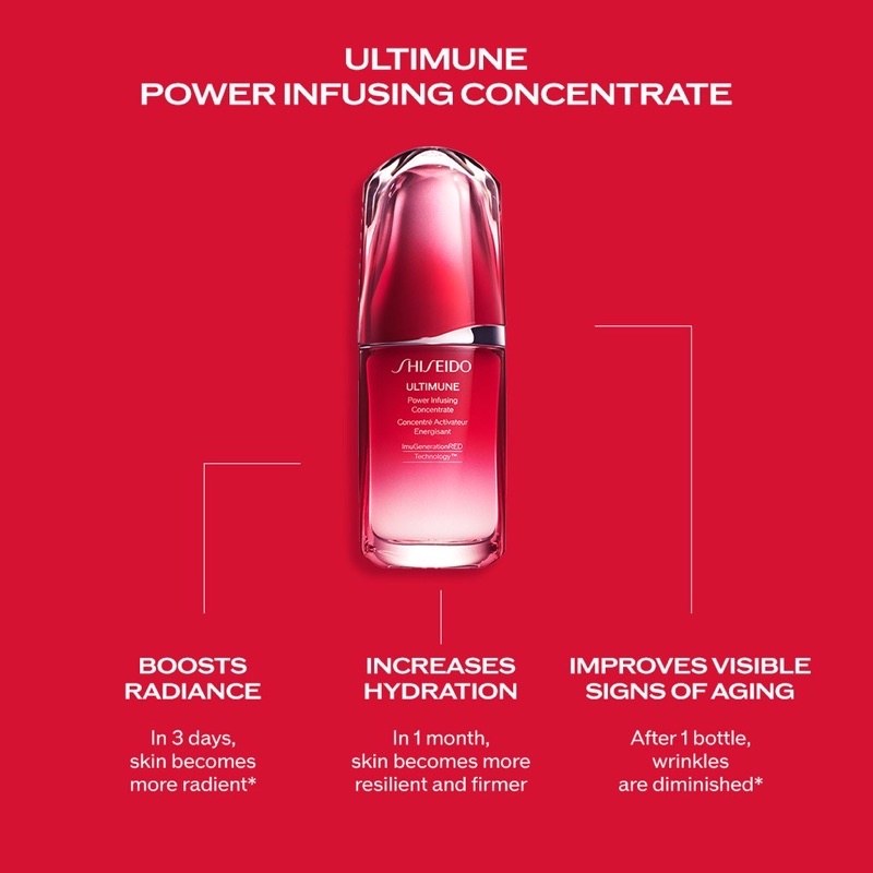 SHISEIDO Ultimune 3.0 Power Infusing Concentrate Face Serum 30ml / 50ml / 75ml