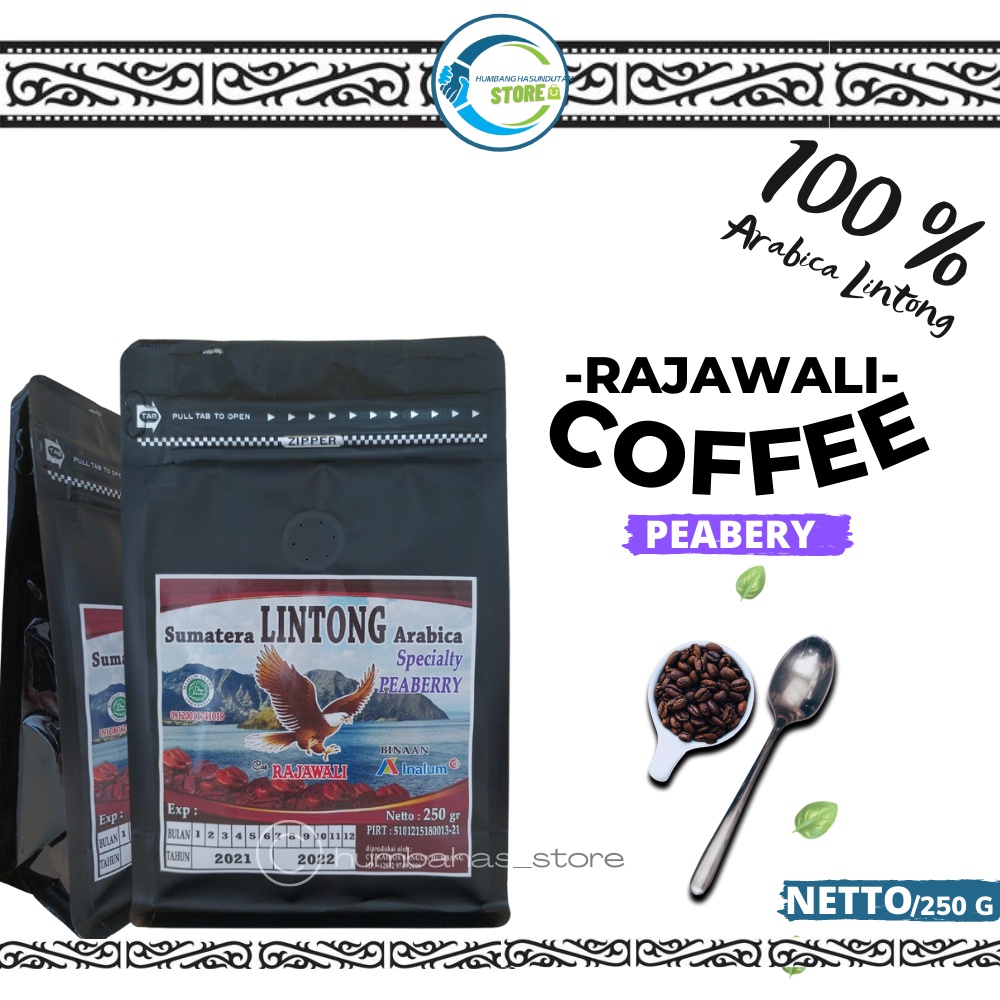 

Rajawali Coffee Specialty Peabery - Sumatera Arabika Lintong (250 Gr)