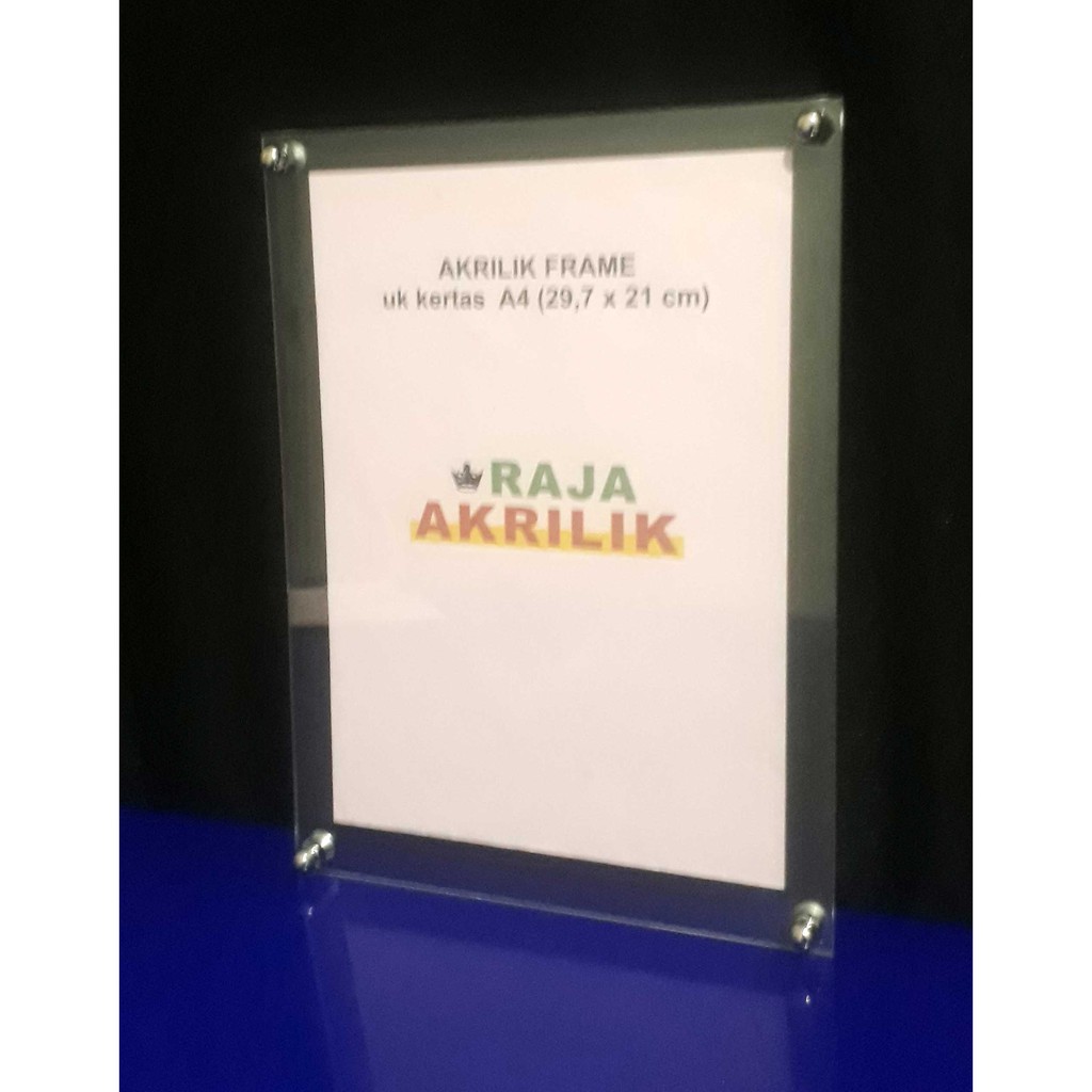 

Acrylic Frame A4 (Potrait)