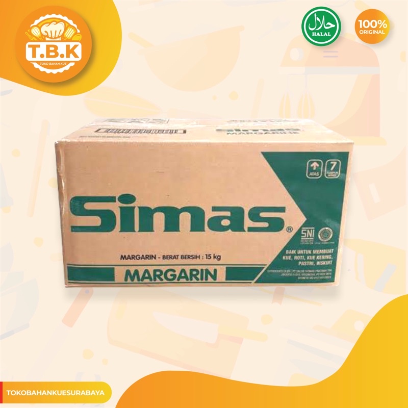 

Margarin SIMAS 1kg Serbaguna / Repack Kiloan Timbangan / Toko Bahan Kue TERMURAH