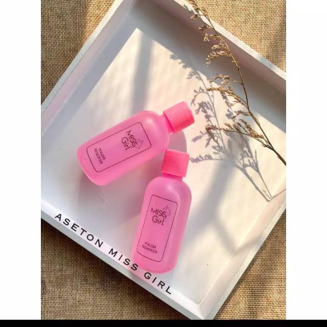 ASETON queen MISS GIRL polish remover PEMBERSIH KUTEK Penghilang Cat Kuku