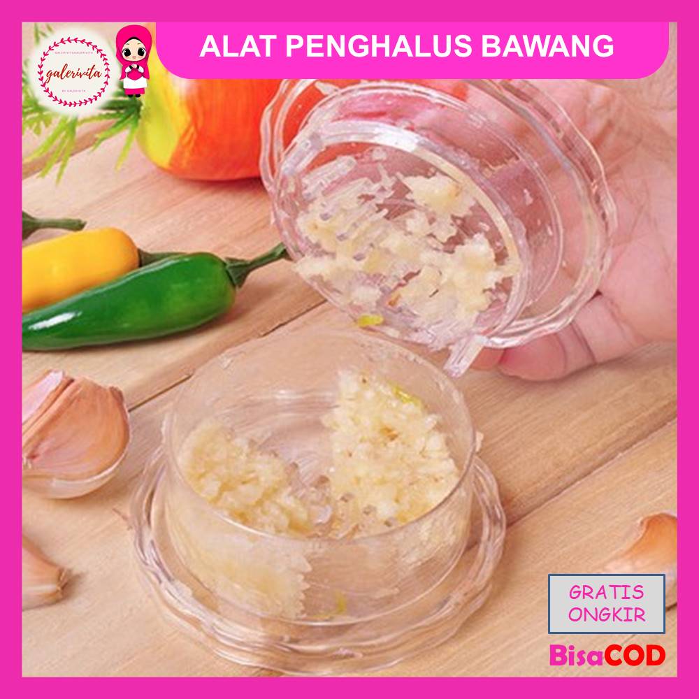 Alat Penghalus Bawang Putih / Alat Penghancur Cabe / Penggiling Bumbu Manual