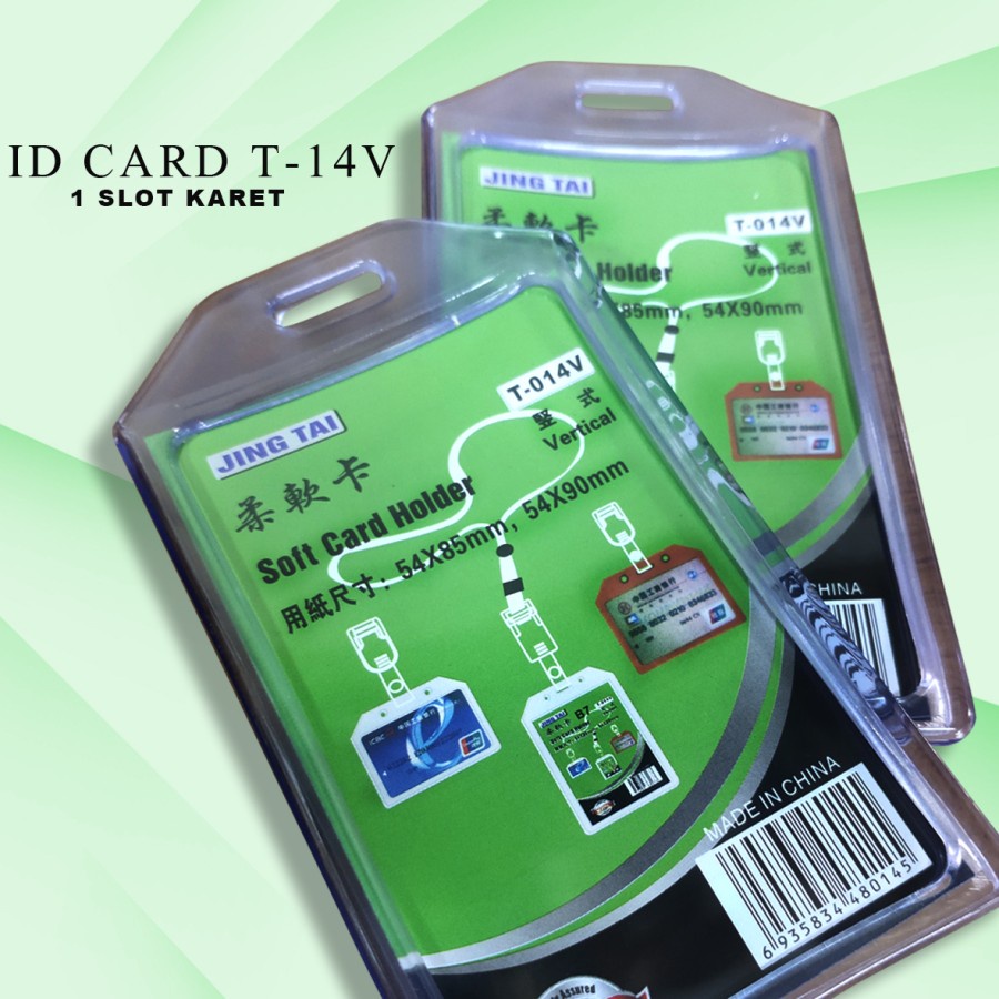 

Tempat ID Card T-14V merk JINGTAI 1Slot (isi 10PCS) Murah Meriah