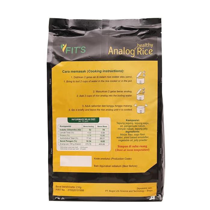 

FIT'S - BERAS ANALOG JAGUNG ORIGINAL 2KG