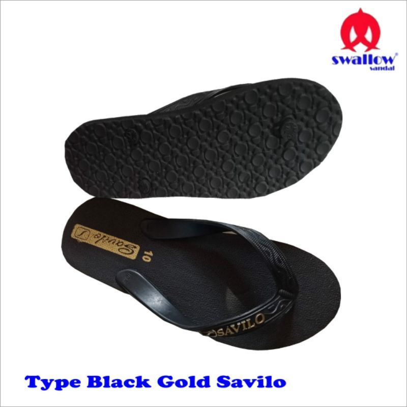 sandal swallow black pearl