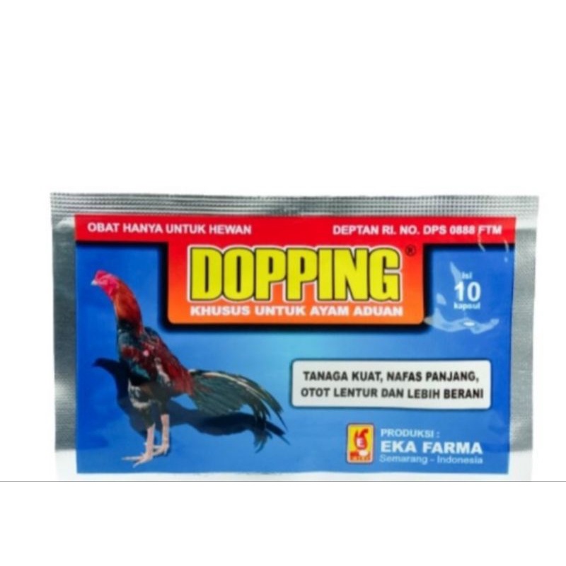 1bks doping ayam tarung vitamin obat doping ayam burung asli ori eka farma