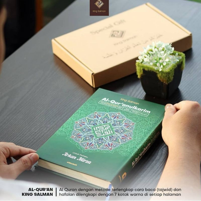 

Al Qur'an King Salman Custom Cetak Nama Ukuran A4 + Kemasan Gift Box Eksklusif
