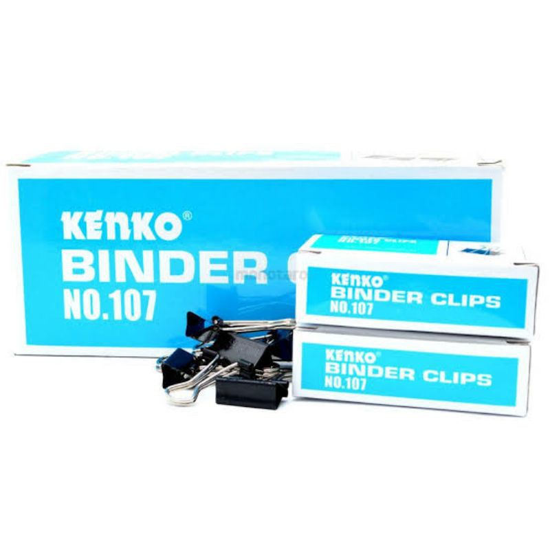 KENKO BINDER CLIPS NO 107 1 LUSIN