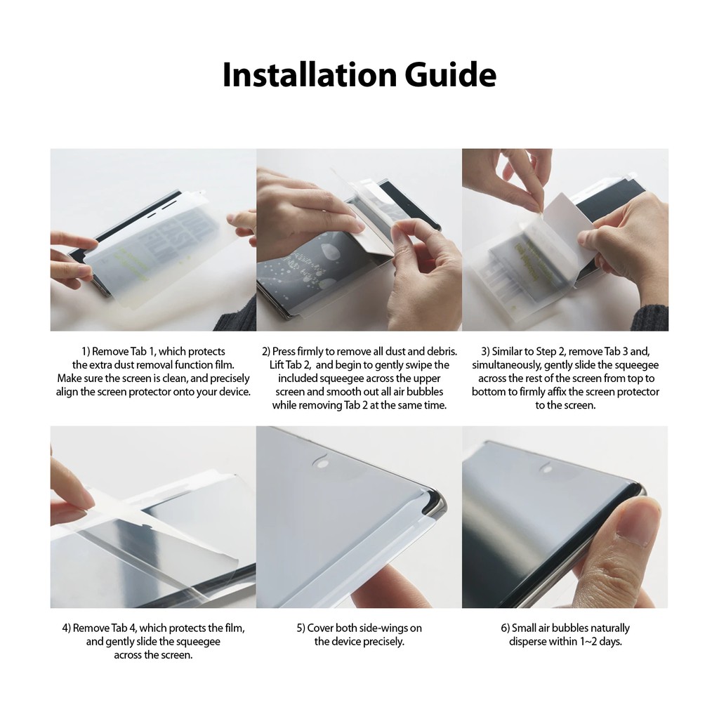 Screen Protector Samsung Galaxy Note 20 Ultra / Note 20 Ringke Dual Easy Full Anti Gores