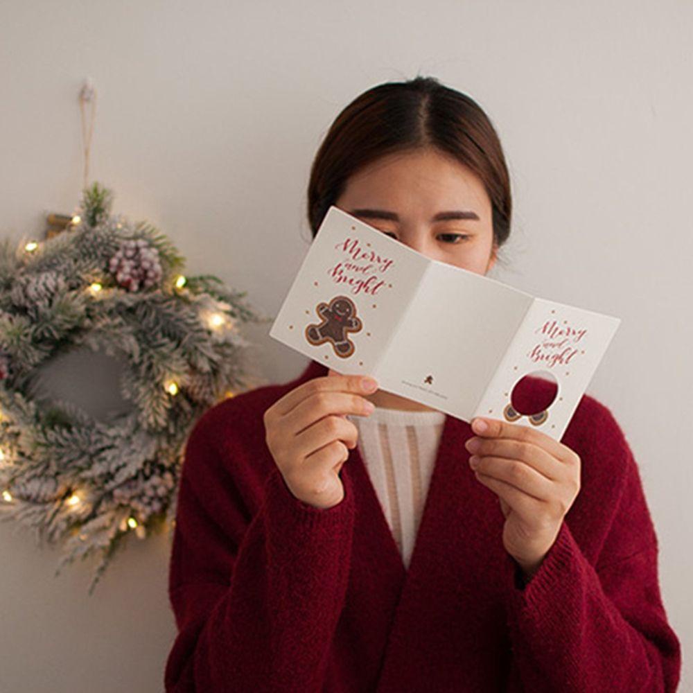 R-flower Christmas Greeting Card Kartu Tahun Baru Dengan Amplop Wishes Card Kartu Ucapan Harapan