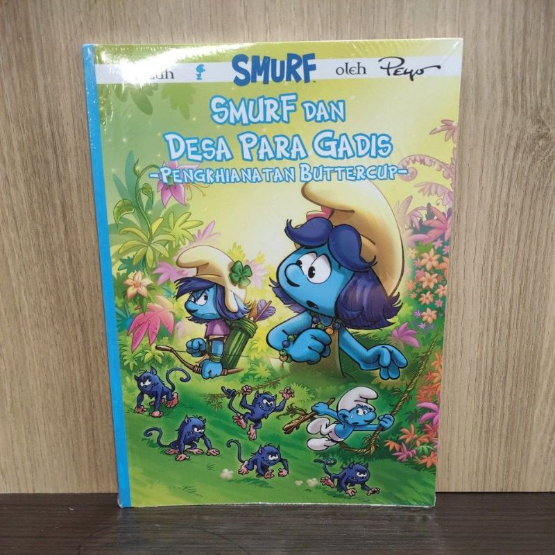 Buku Cerita Anak Bergambar Smurf dan Desa Para Gadis Pengkhianatan Buttercup