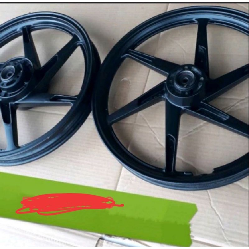 velg racing Suzuki Satria 2tak satria hiu satria kotak PNP RK Coll original