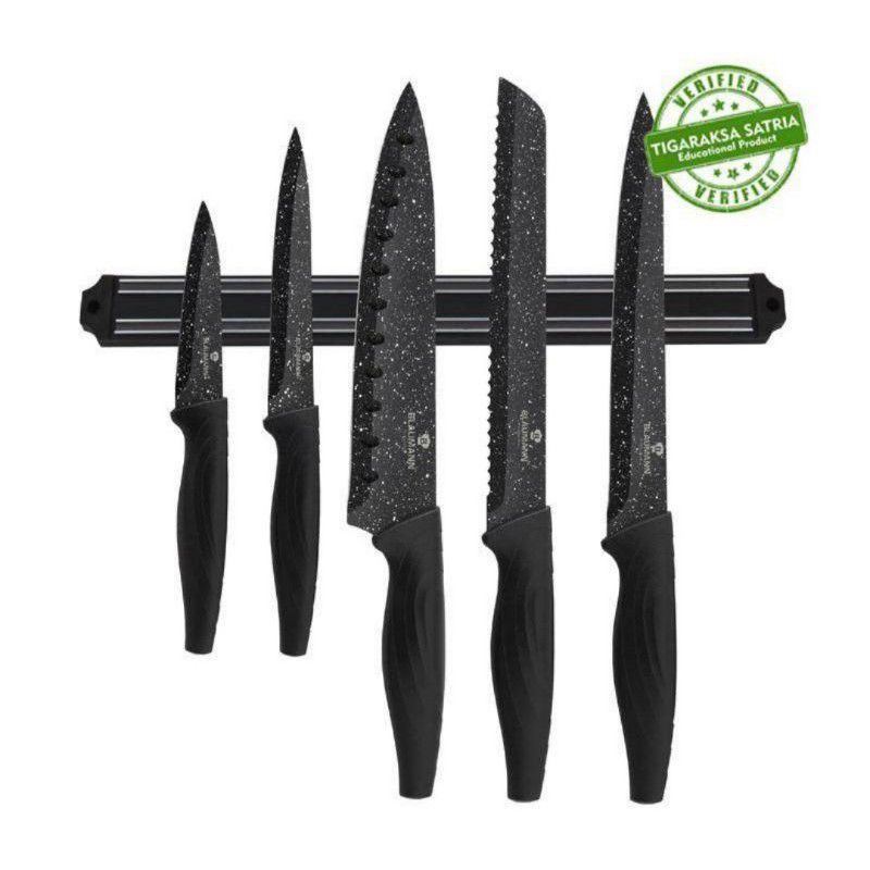 Blaumann Knife Set Pisau Marble Coating