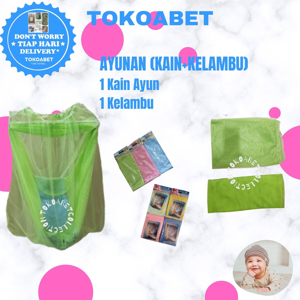 Ayunan Per Bayi Kelambu Kain - gantungan bayi - gantungan tidur / kelambu gantung bayi #TOKOABET