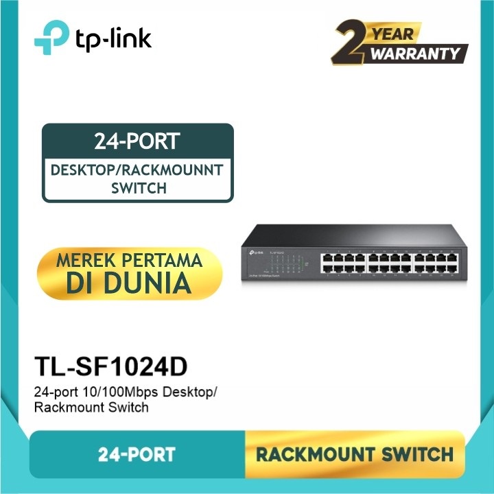 TP-LINK TL-SF1024D 24-port 10/100Mbps Desktop/Rackmount Switch