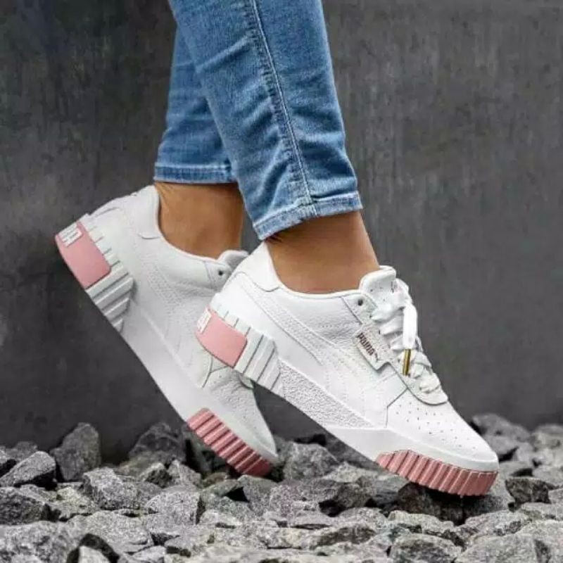 Sepatu puma RSX RS Cali pink Tan peach Selena