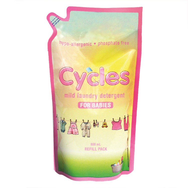 Cycles Mild Laundry Detergent for Babies Deterjen Bayi 800 ml