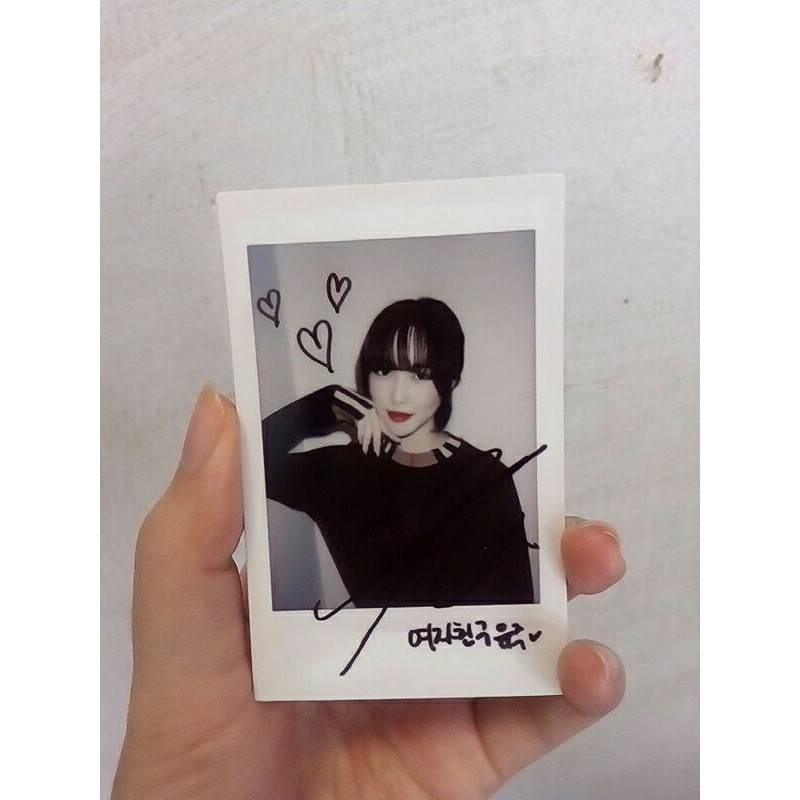 official polaroid GFRIEND YUJU from TRUE BEAUTY ORIGINAL SOUND TRACK ALBUM