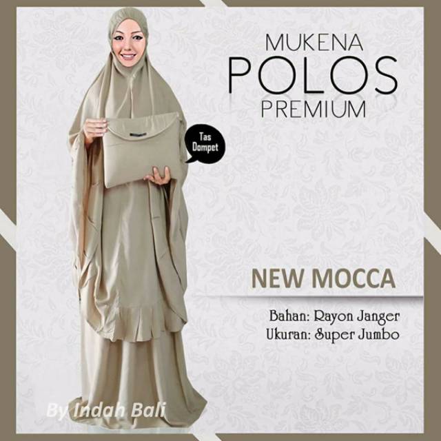 Mukena bali polos