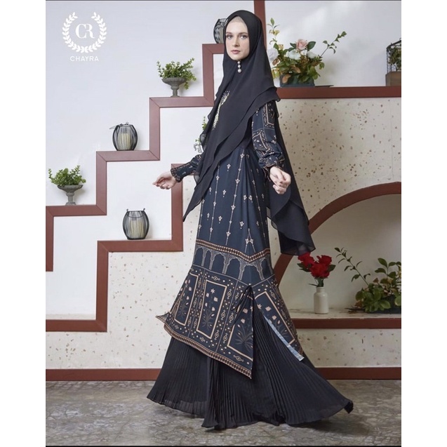 GAMIS SET MARLINE SERIES BY CHAYRA SYARI