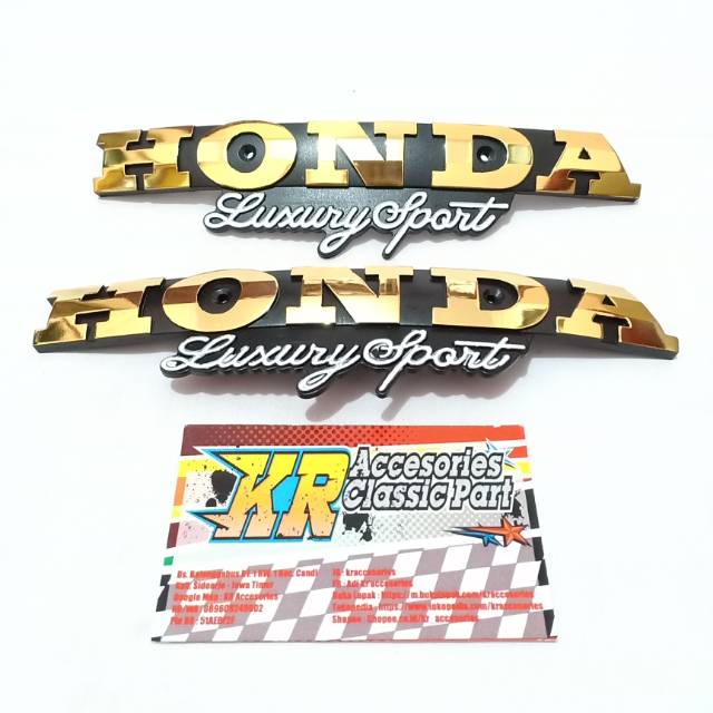 Jual Emblem Tangki Gl Luxury Sport Repro Shopee Indonesia