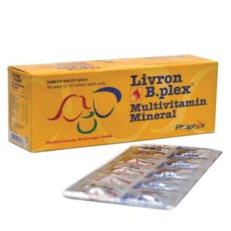 LIVRON BPLEX multivitamin 1box isi 100tablet