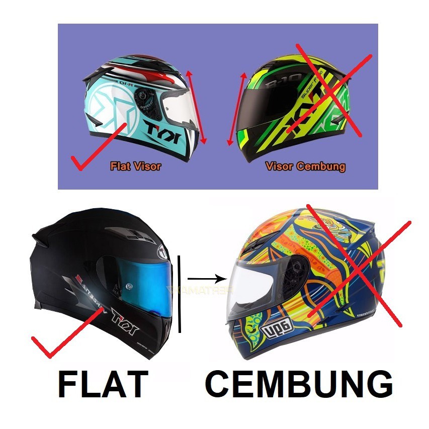 Stiker Helm Anti Air Hujan Anti Embun stiker Anti Fog original - anti fog spion