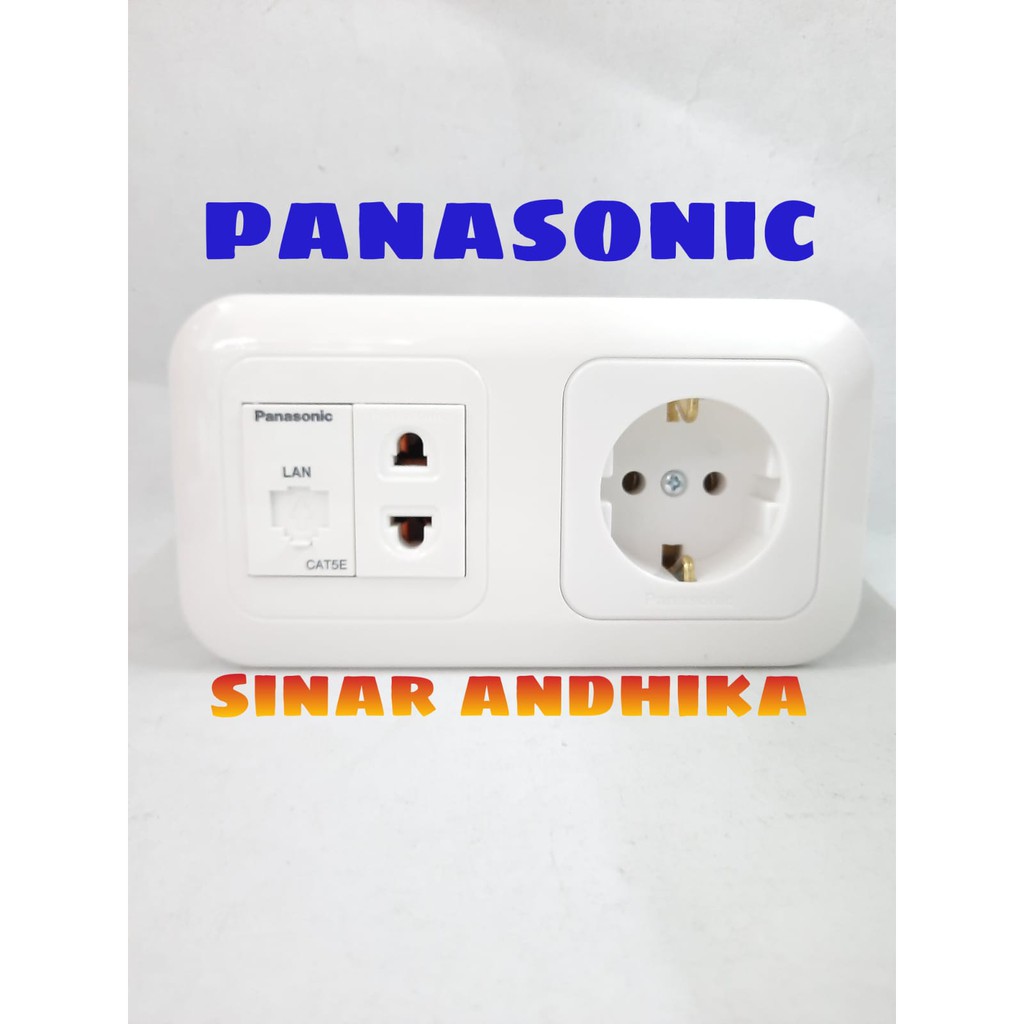 STOP KONTAK NON CP+MODUL DATA CAT 5E+UNIVERSAL PANASONIC WEJP 11312-7 8819