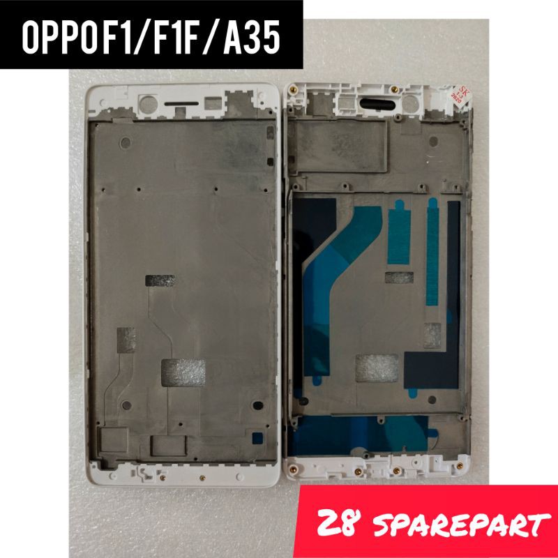 FRAME LCD/TULANG TENGAH DUDUKAN LCD OPPO F1 / F1F / A35 ORIGINAL