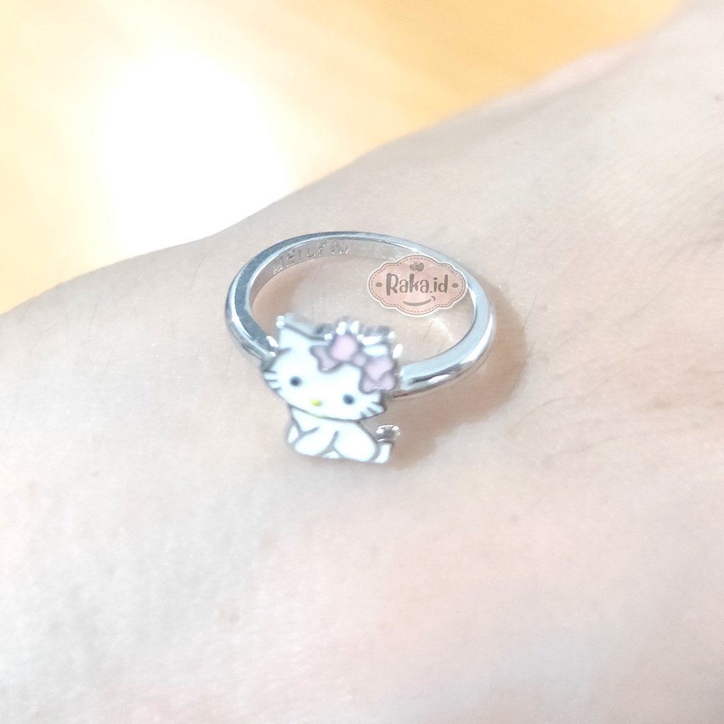 Cincin Anak Motif Hello Kitty Pita Pink Perhiasan Cantik Anak 854