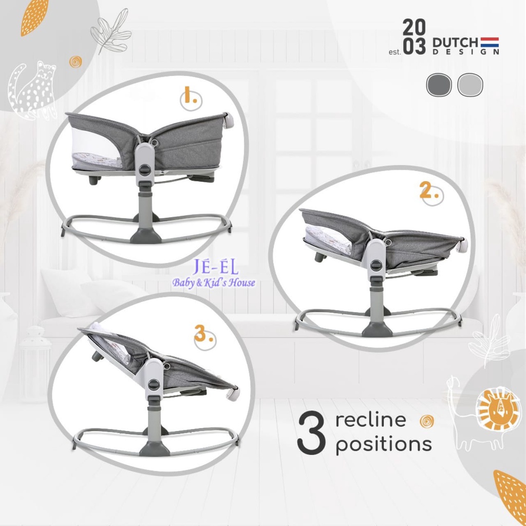 Cocolatte 6 in 1 All Connect Bedside / Ayunan Bayi Side Bed Bassinet Rocker