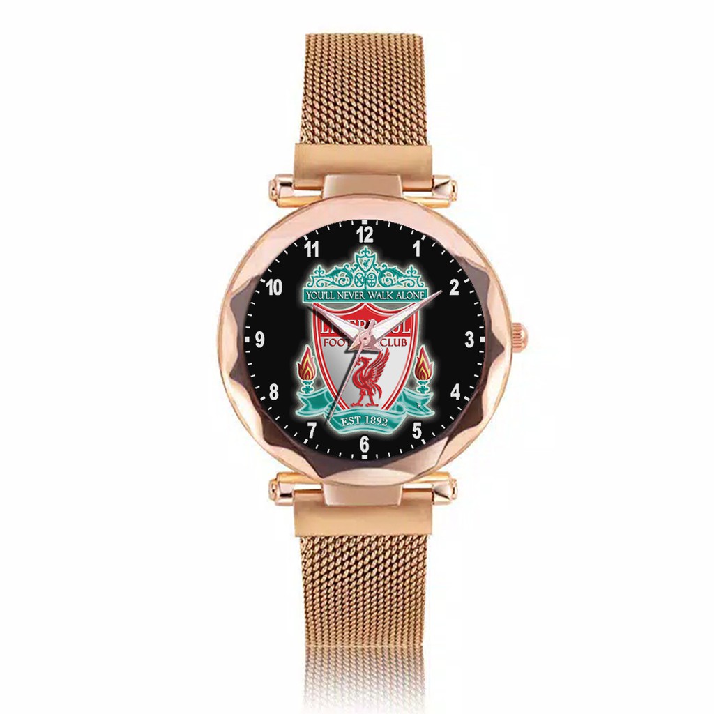 Jam Tangan Wanita Custom - LIVERPOOL 2 Free Box &amp; Batre Cadangan