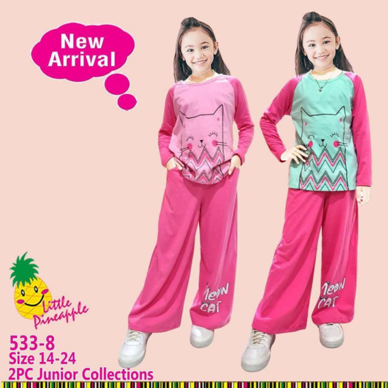 Set Kulot anak tanggung Little Pineapple 533-8  sz 8-14 thn