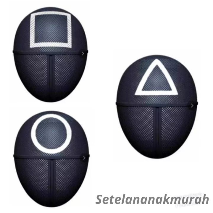 Topeng SQUID GAME Anak Topeng Squid Game Mask Termurah