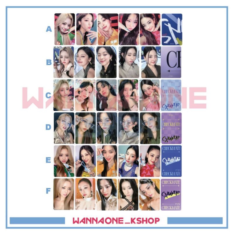 ITZY Benefit Album Checkmate fansign luckydraw sneakers