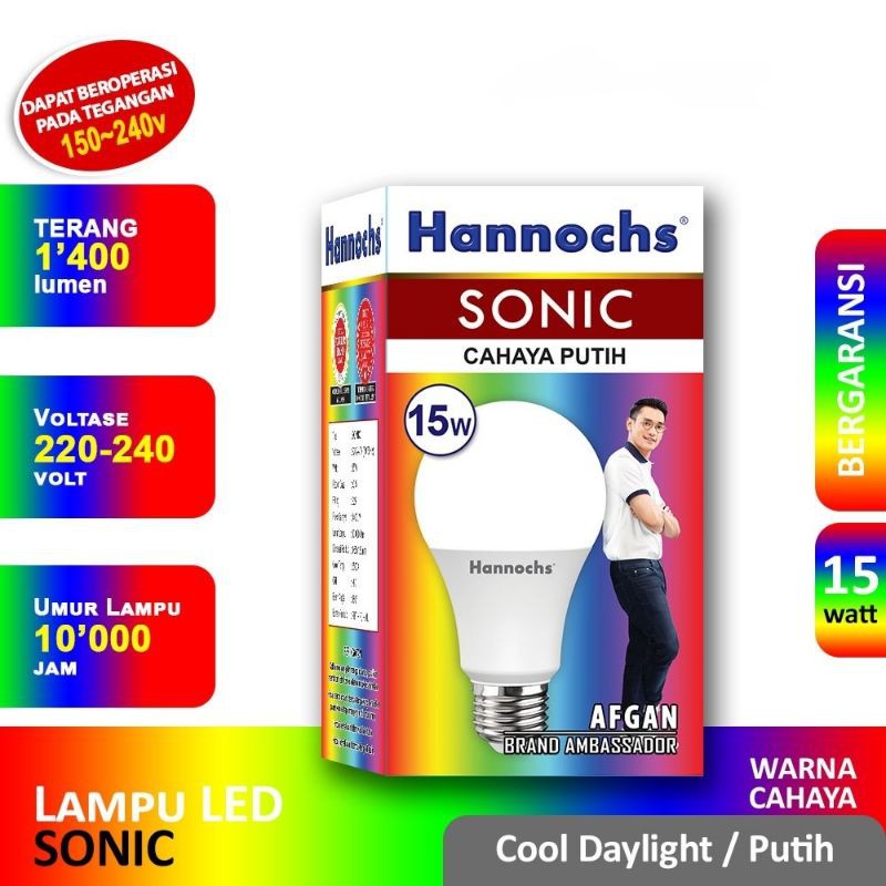 Lampu LED Hannochs SONIC 3W/ 5W/ 7W/ 9W/ 12W/ 15 Watt