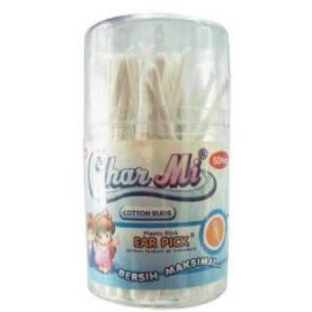 Charmi Cotton Buds &amp; Ear Pick ART 185 Kemasan Botol