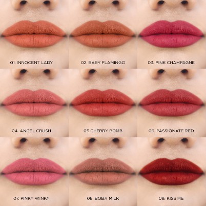 SALSA DYNAMATTE LIP CREAM READY 1-9 SHADE / SALSA LEM BULU MATA / LIP SERUM TINTED / SERUM EYELASH &amp; EYEBROW