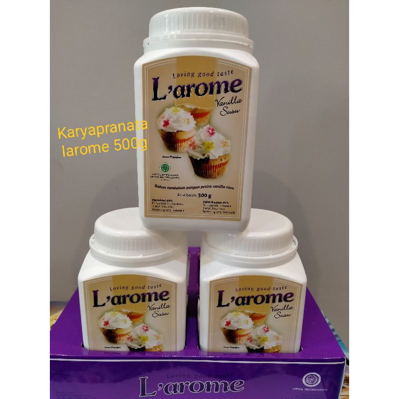 Larome vanilla milk 500g vanilla susu zeelandia