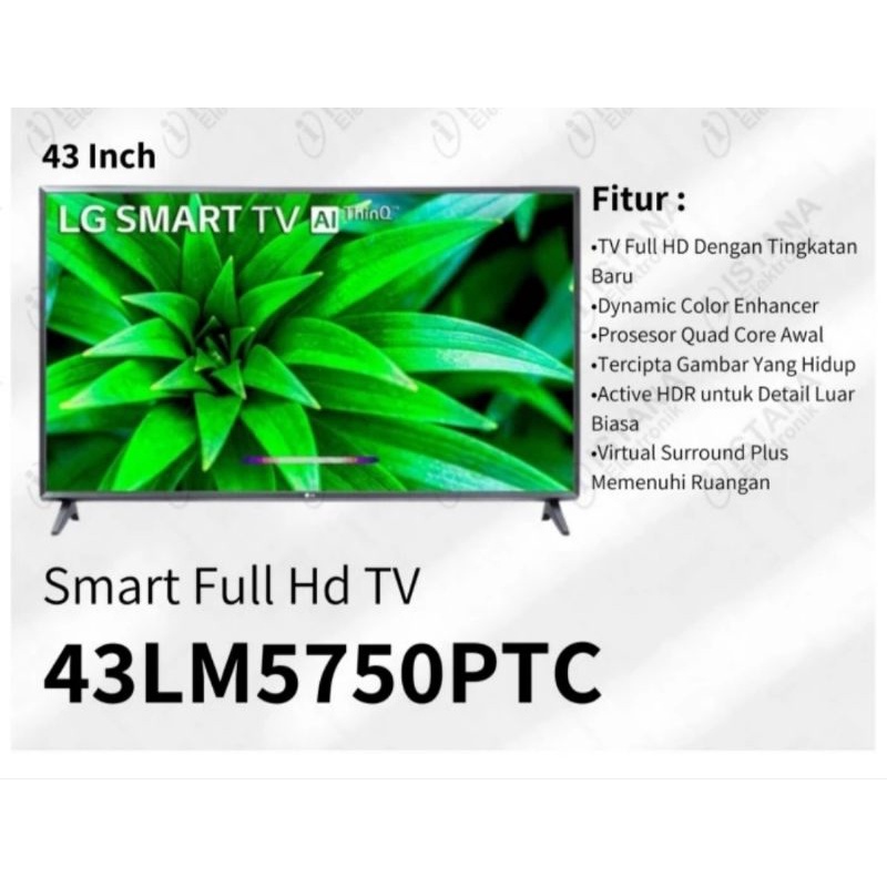 TV LG 43 INCH SMART FULL HD DIGITAL TV 43LM5750PTV