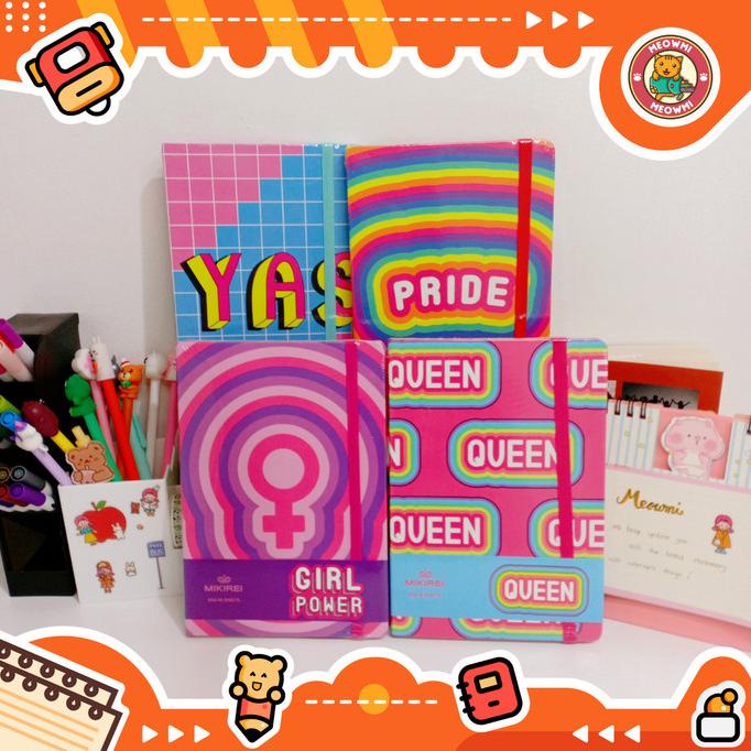 

] Note Book Buku Catatan Hard Cover Girl Power MB0107