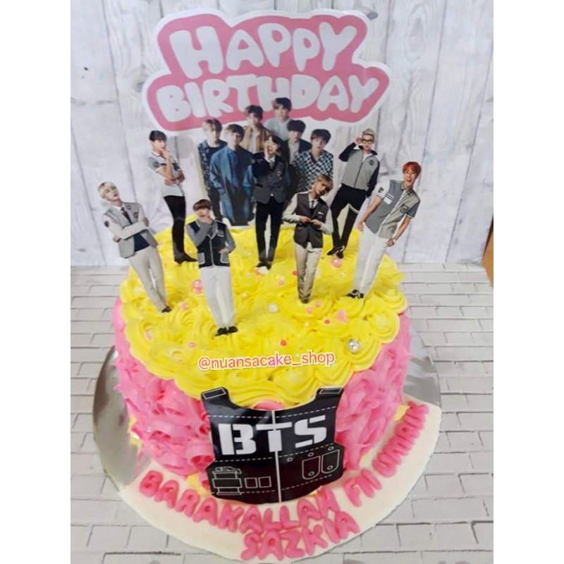 

KUE ULANG TAHUN (BTS CAKE)