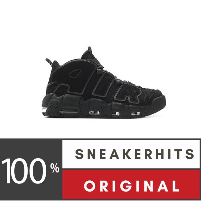 SEPATU NIKE AIR MORE UPTEMPO BLACK ORIGINAL SNEAKER