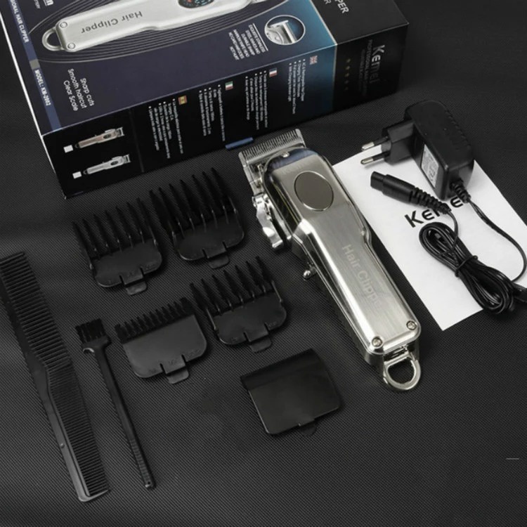 Kemei KM-2002 Hair Clipper Charger Cordless Cukur Rambut