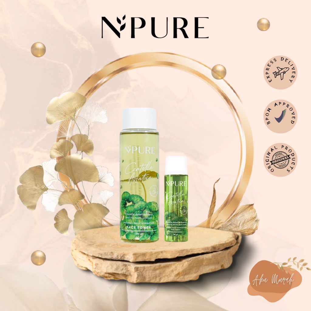 ✨ AKU MURAH ✨Npure Centella Asiatica Cica FaceToner 150ml/30ml Series BPOM