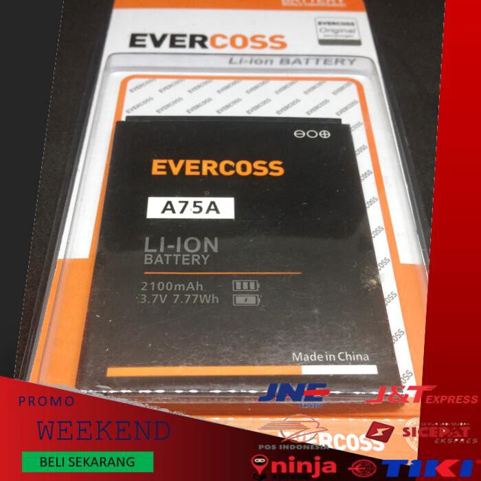 BATERAI EVERCOSS A75A EVERCOSS A75G A75 2100MAH ORIGINAL OEM