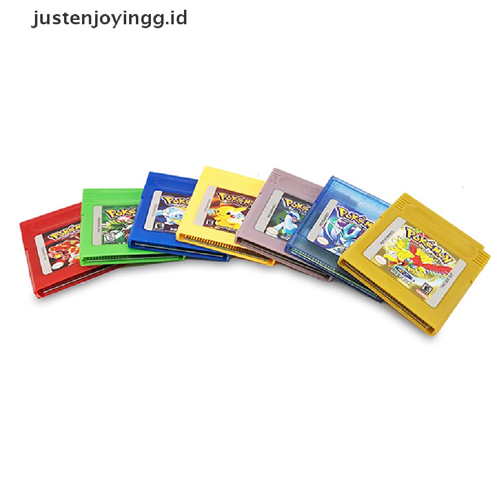 // justenjoyingg.id // Pokemon GBC Games Series 16 Bit Video Game Cartridge Console Card Classic Card ~