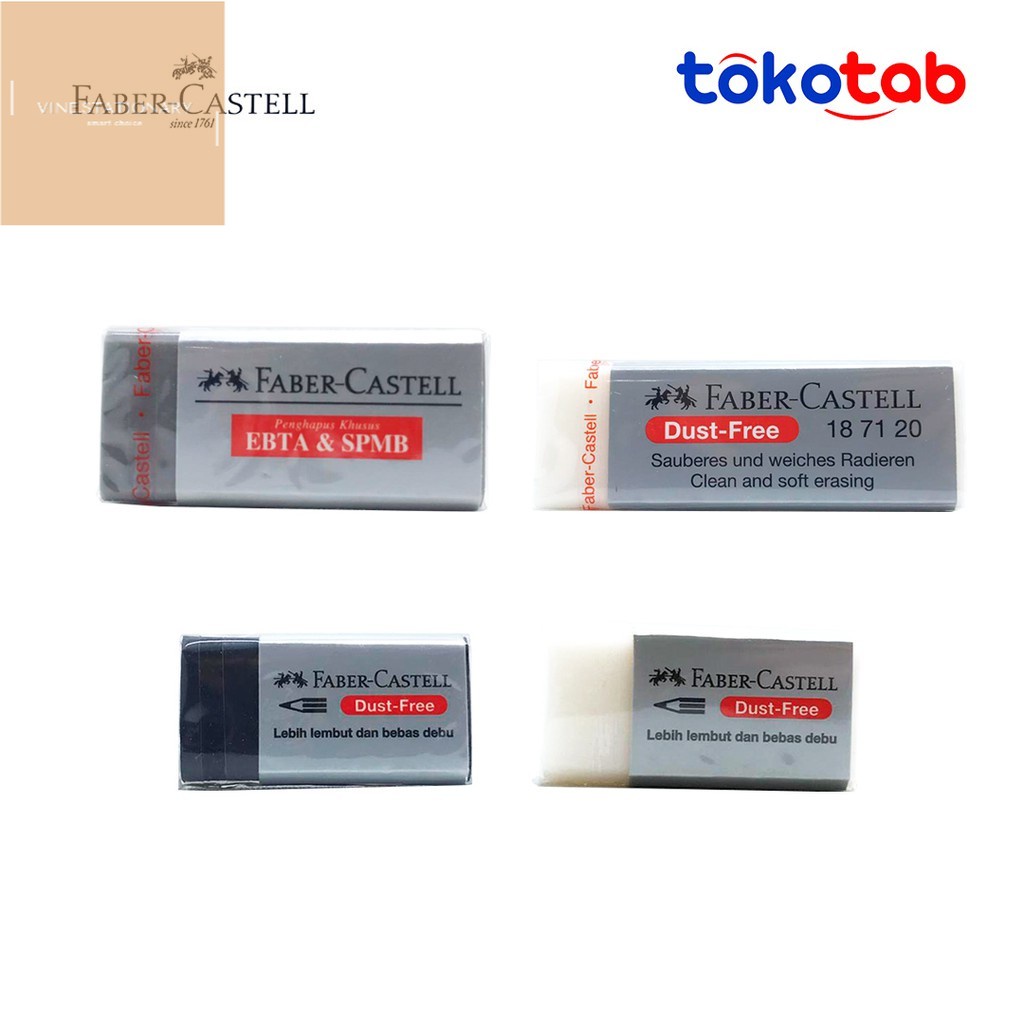 

Penghapus FABER Castell Kecil Besar Dust Free EBTA-SPMB/VINE STATIONARY