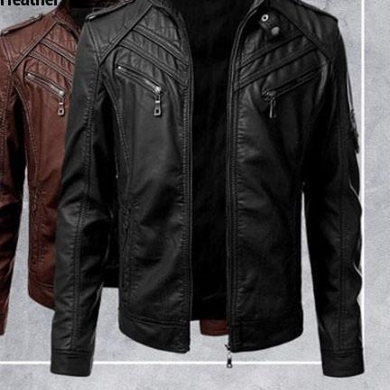 Harga Potongan⛄ Jaket Kulit Domba Asli Pria Original 100% ARL 033 Silverstone RFLA Ariel Noah 90 Ter