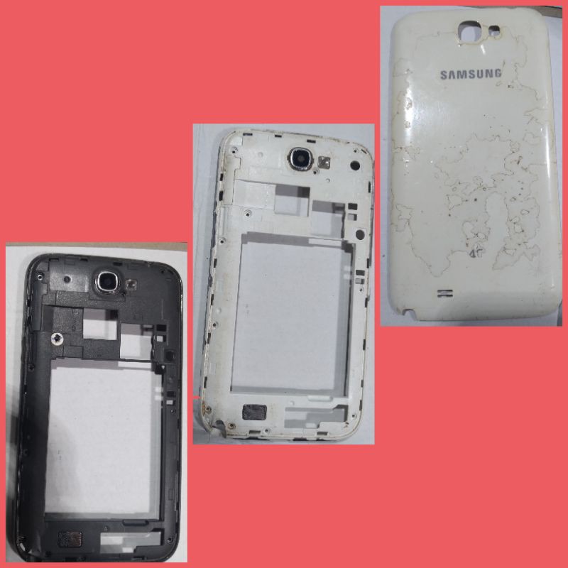 Tulang body tulang mesin dan backdoor samsung note 2 n7100